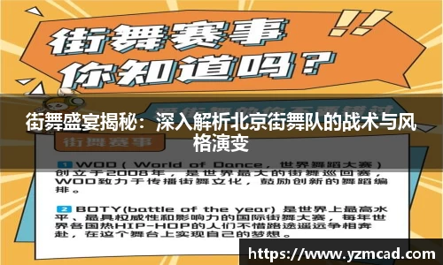 街舞盛宴揭秘：深入解析北京街舞队的战术与风格演变