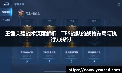 王者荣耀战术深度解析：TES战队的战略布局与执行力探讨